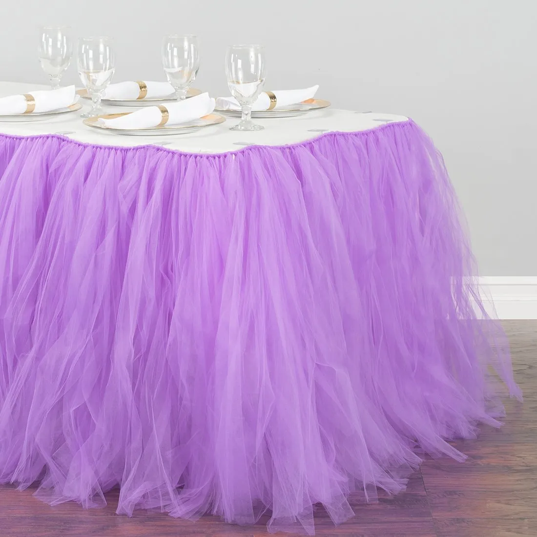 14 ft. Tulle Tutu Table Skirt (11 Colors)