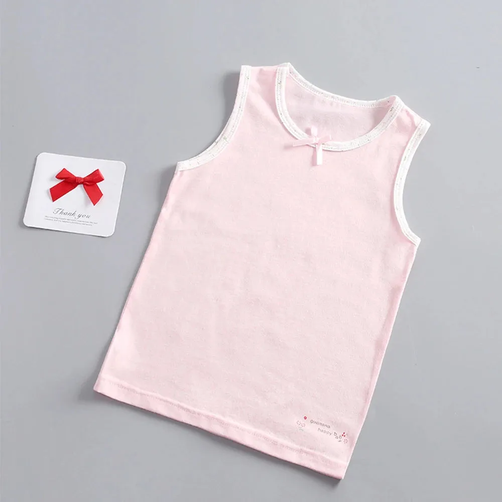 3pcs/lot Cartoon Design Teens Girls Tank Tops For Summer