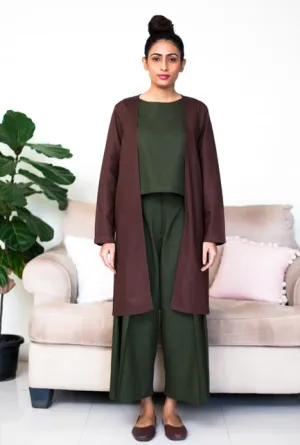 Aashi Brown Shrug 