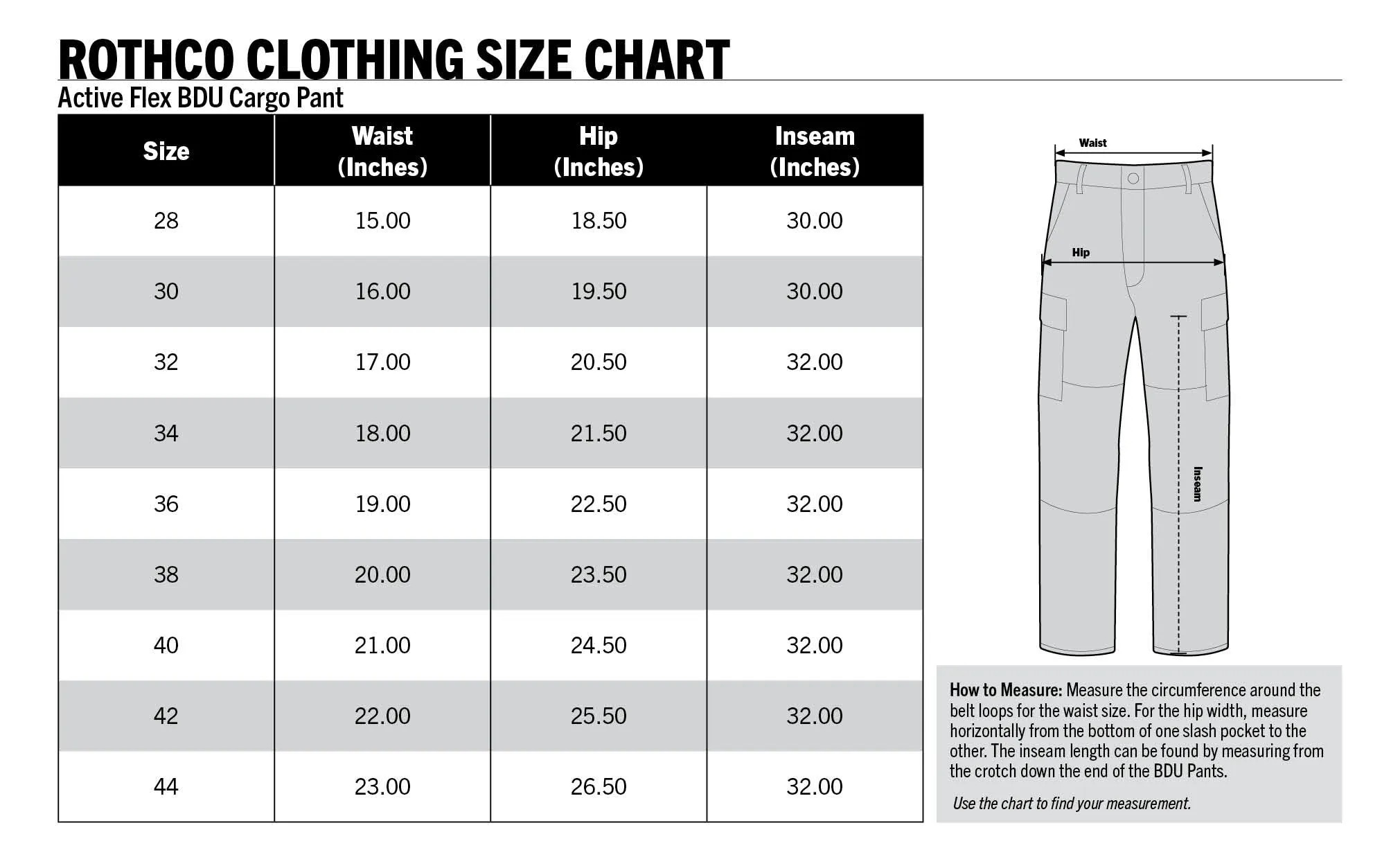 Active Flex BDU Cargo Pants by Rothco