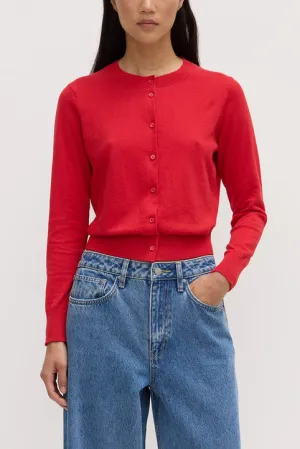 Assembly Label - Semra Cotton Cashmere Cardigan, Goji