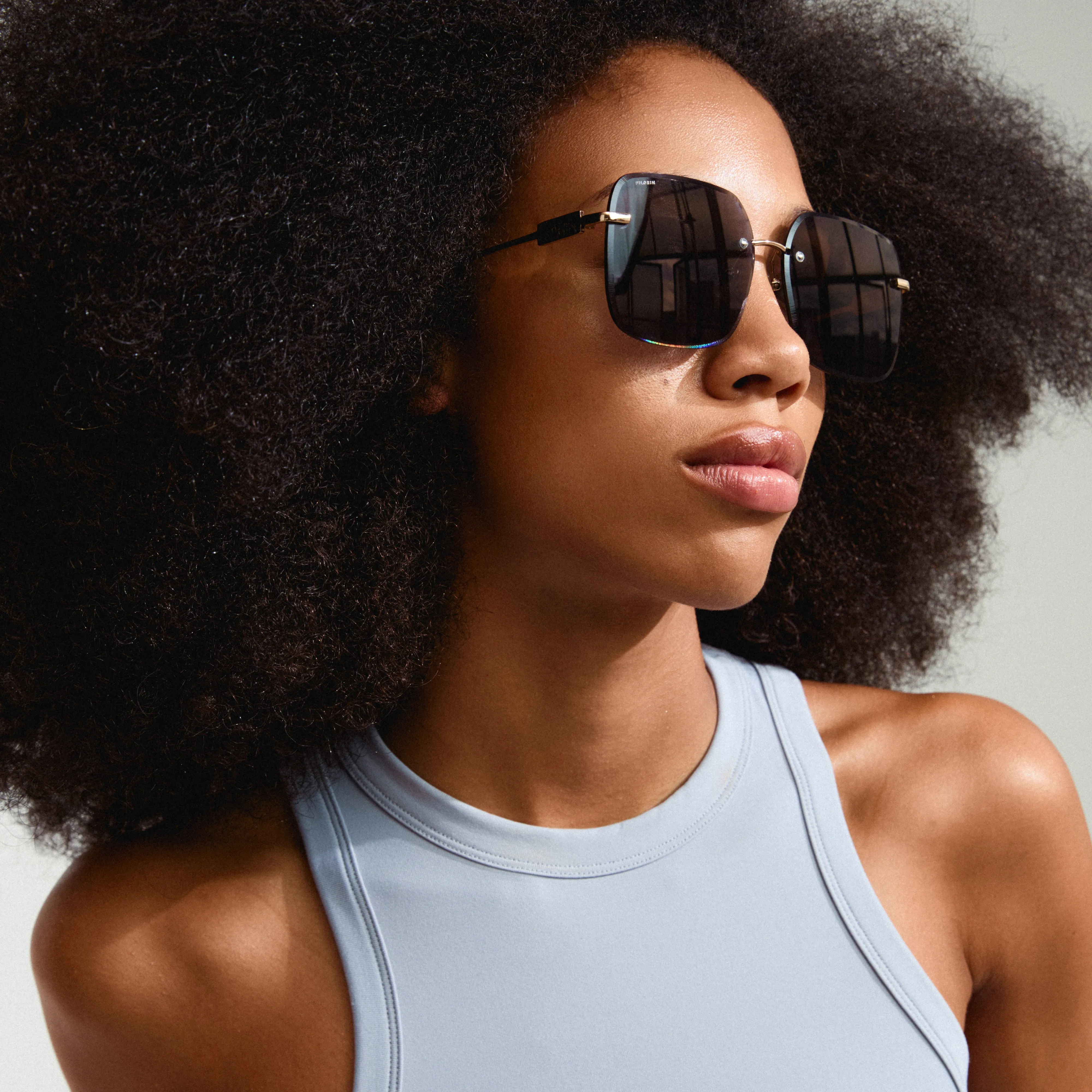 AYLIN sunglasses grey/gold