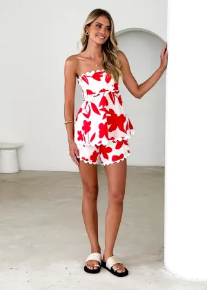 Bahamas Set - Red Floral
