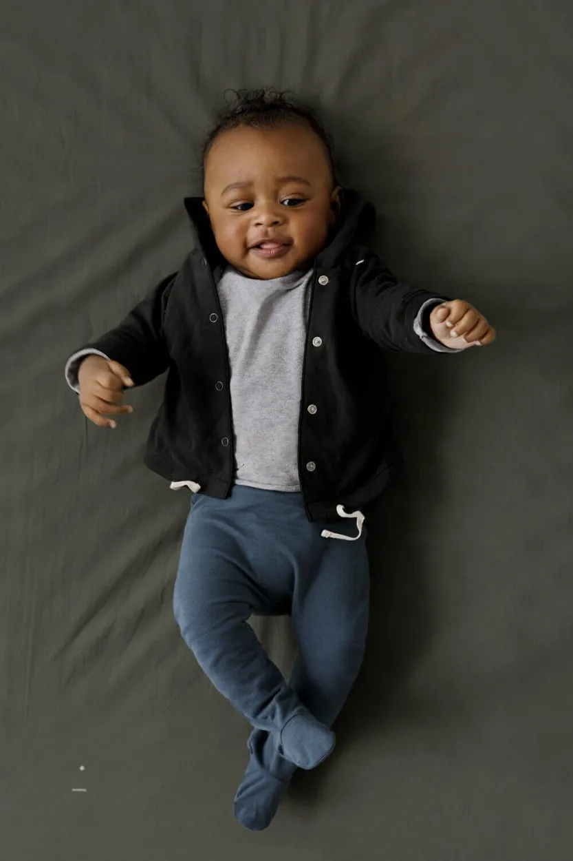 Cardigan Hooded Baby Nearly Black