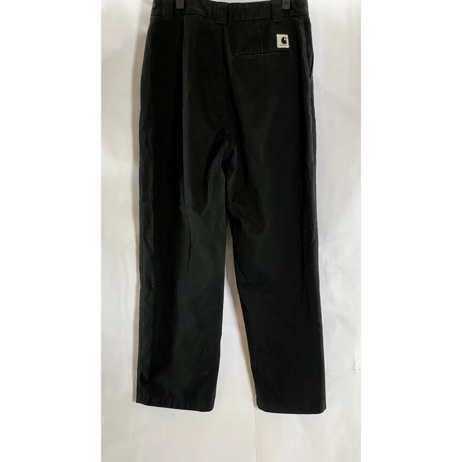 CARHARTT WIP Women's Black Solid W' Tristin Relaxed-Fit Tapered-Leg Pant SZ 31