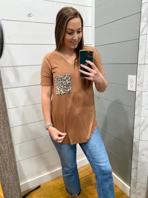 Carol Top PLUS- Deep Camel