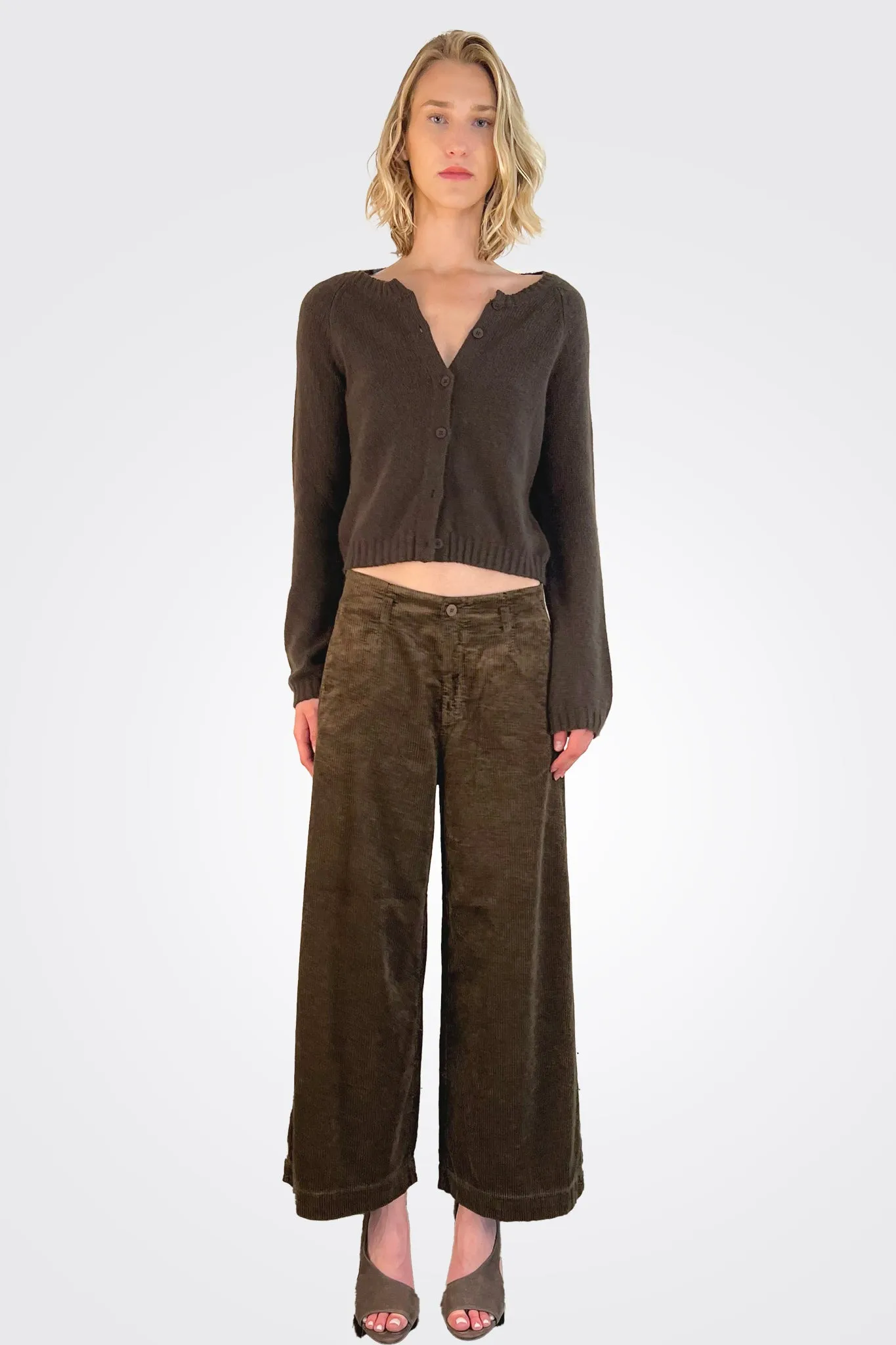 Cashmere Cardigan - Kakao