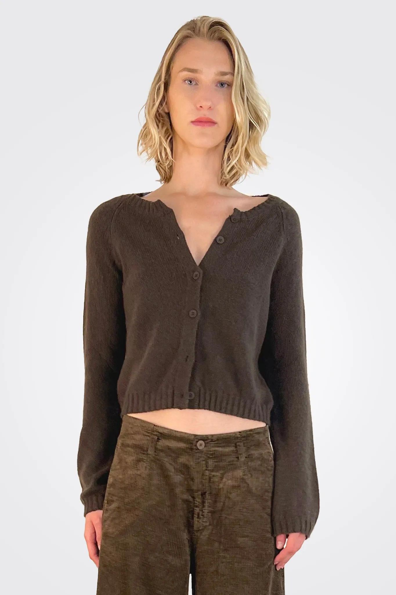 Cashmere Cardigan - Kakao