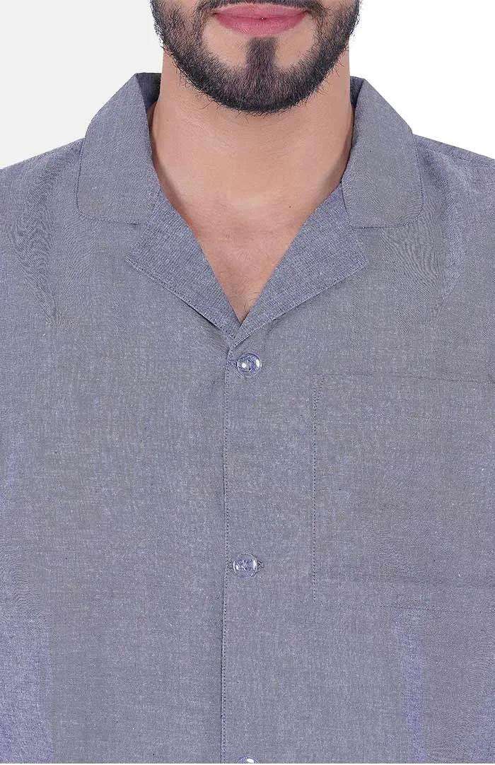Chambray Blue | Co-ord Set | LOUNGEWEAR SET | 100% Cotton