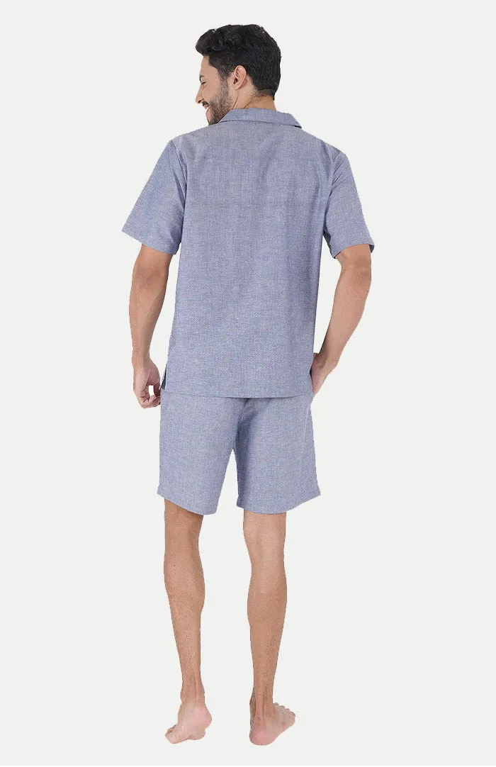 Chambray Blue | Co-ord Set | LOUNGEWEAR SET | 100% Cotton