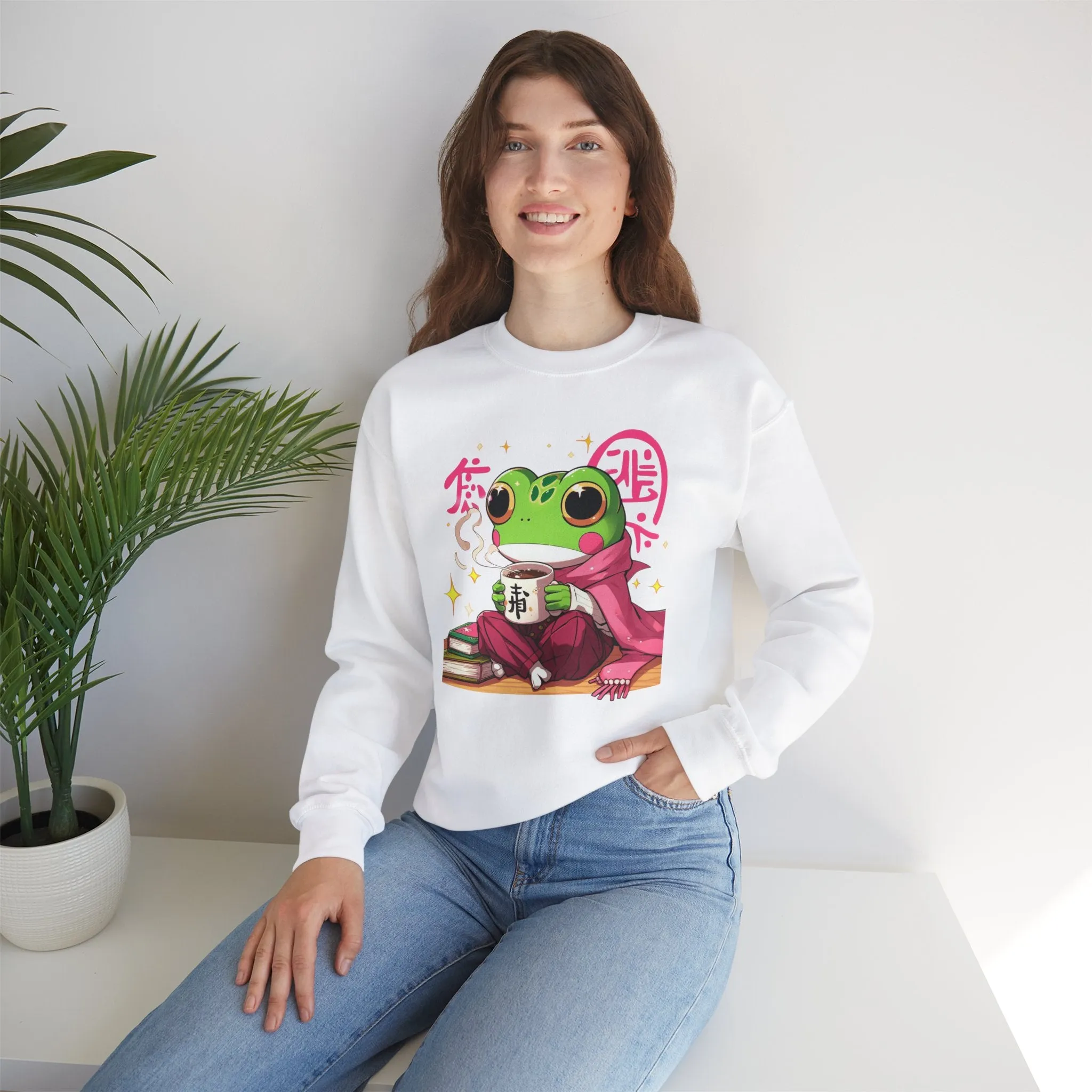 Cozy Frog-Themed Unisex Sweatshirt | Perfect for Relaxation and Gift-Giving