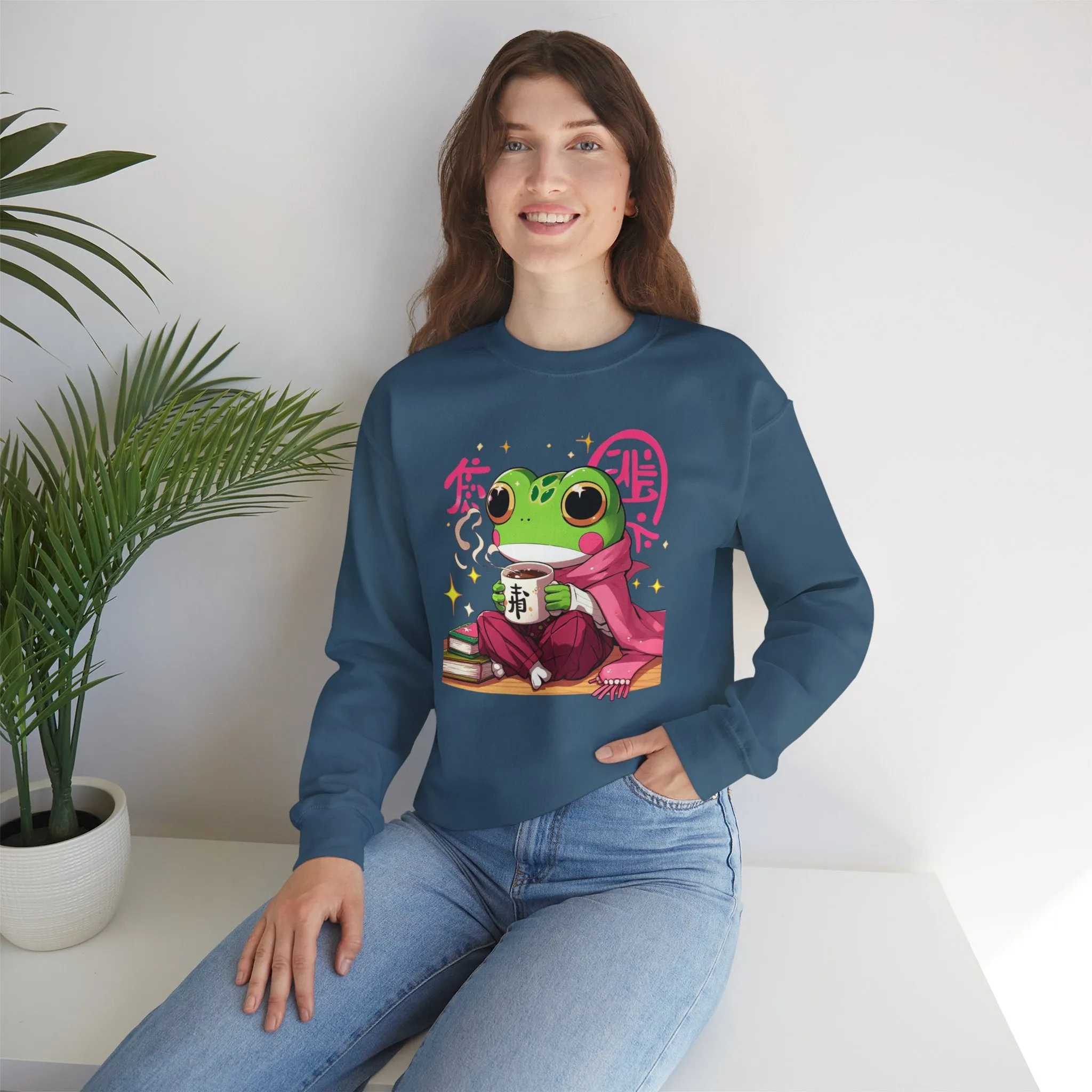 Cozy Frog-Themed Unisex Sweatshirt | Perfect for Relaxation and Gift-Giving