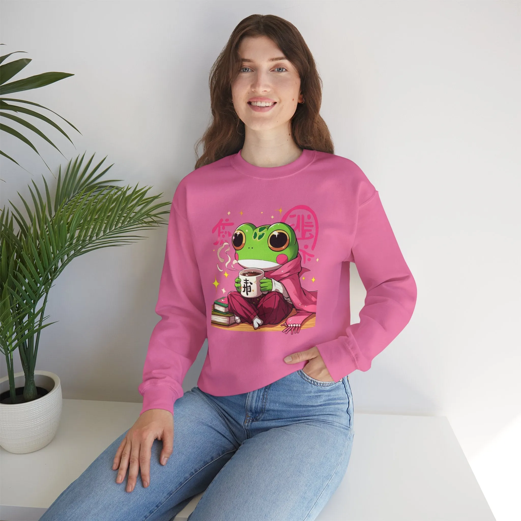 Cozy Frog-Themed Unisex Sweatshirt | Perfect for Relaxation and Gift-Giving