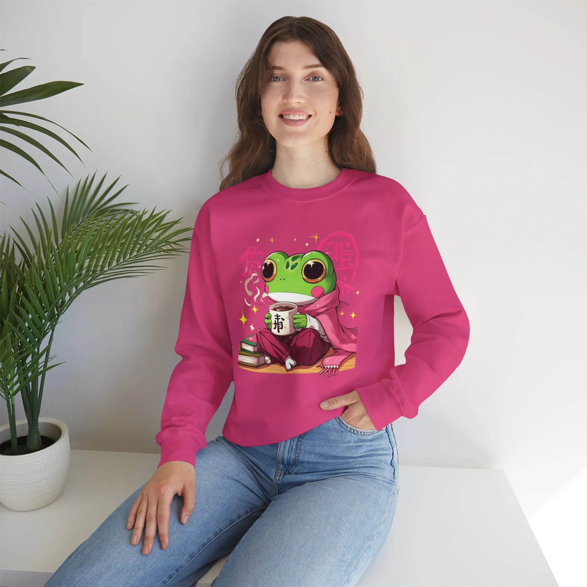 Cozy Frog-Themed Unisex Sweatshirt | Perfect for Relaxation and Gift-Giving