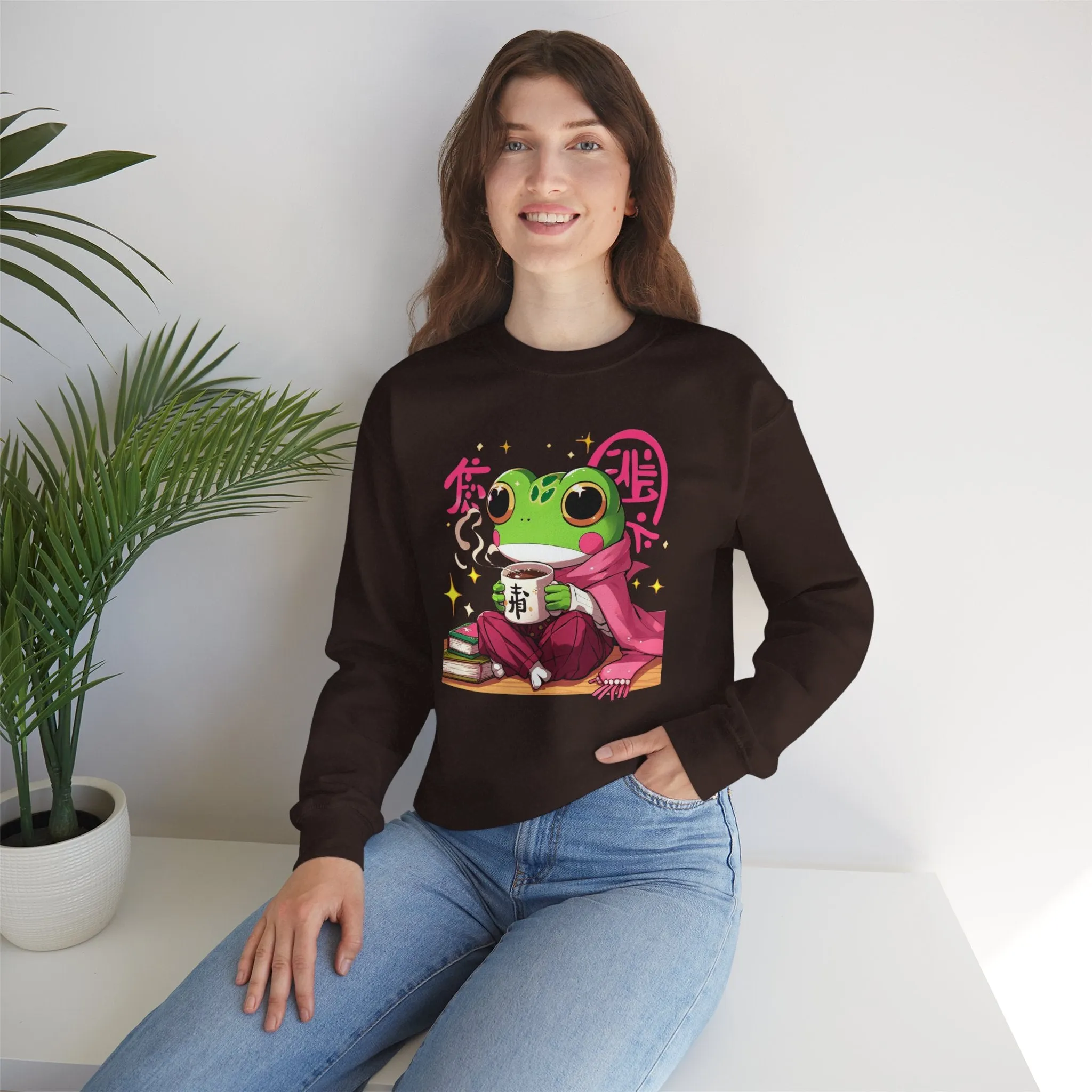 Cozy Frog-Themed Unisex Sweatshirt | Perfect for Relaxation and Gift-Giving