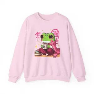 Cozy Frog-Themed Unisex Sweatshirt | Perfect for Relaxation and Gift-Giving