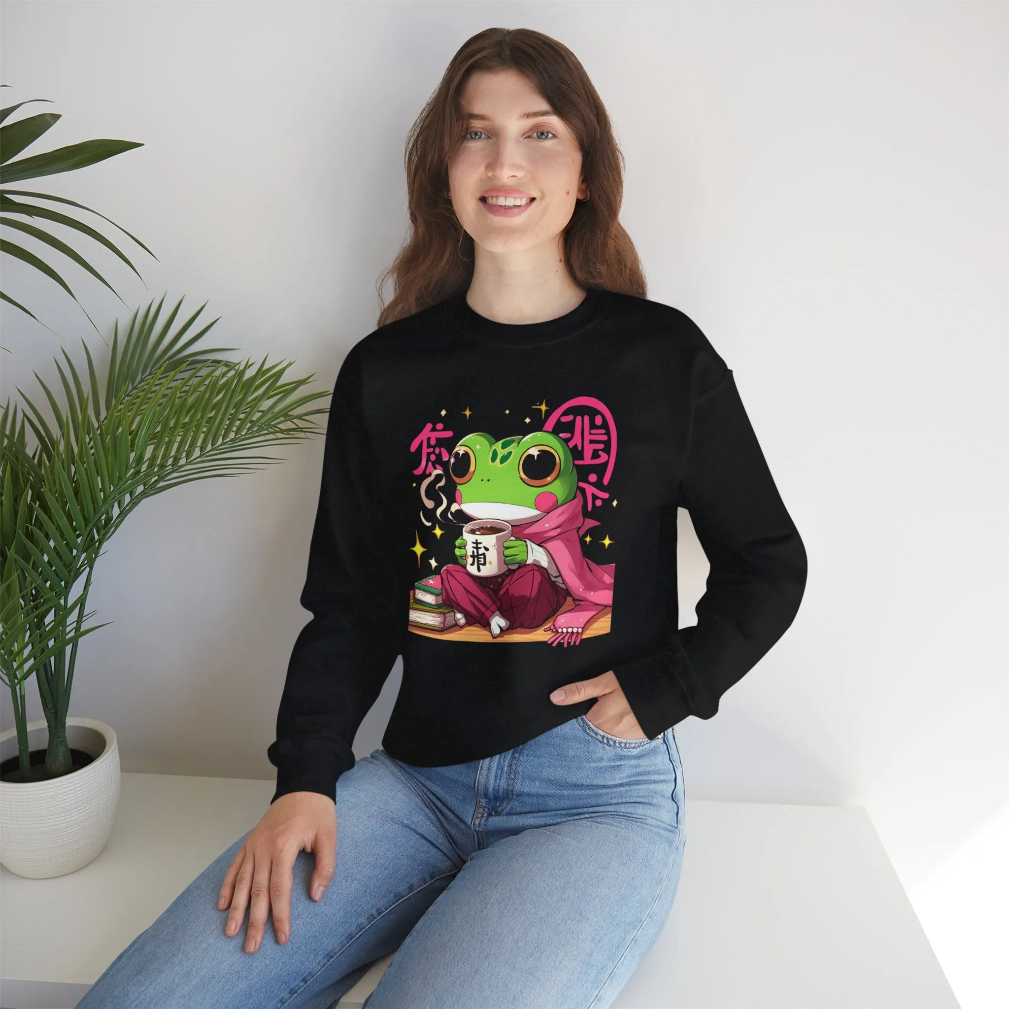 Cozy Frog-Themed Unisex Sweatshirt | Perfect for Relaxation and Gift-Giving