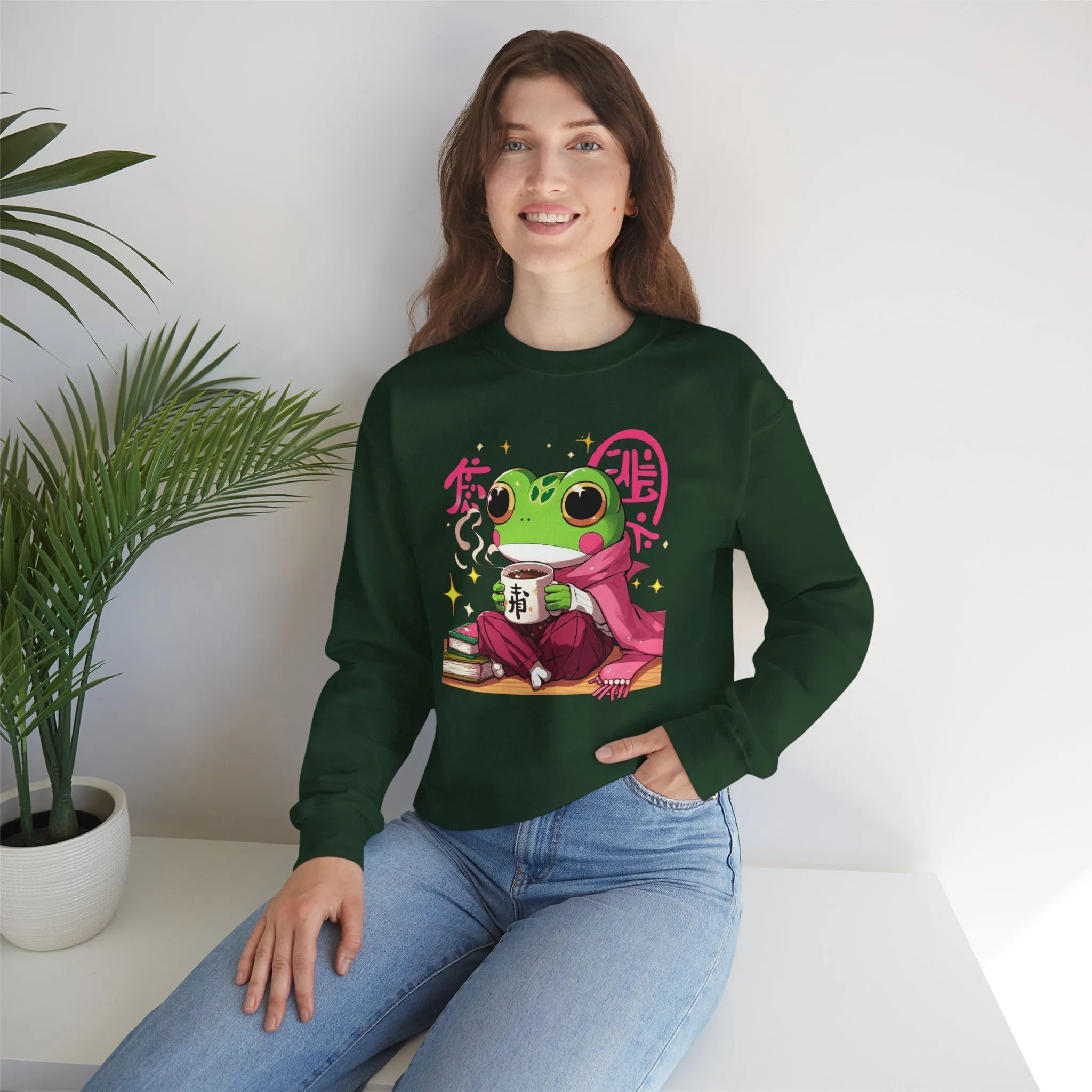 Cozy Frog-Themed Unisex Sweatshirt | Perfect for Relaxation and Gift-Giving