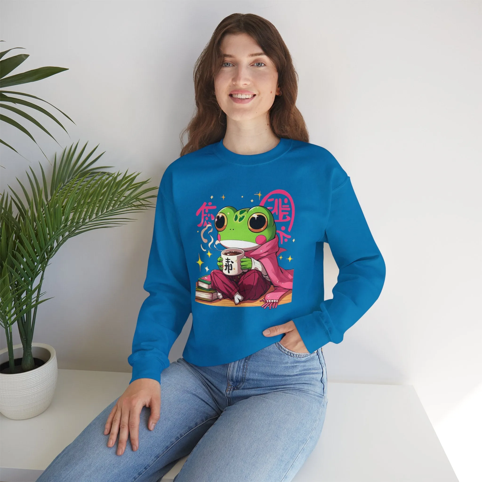 Cozy Frog-Themed Unisex Sweatshirt | Perfect for Relaxation and Gift-Giving