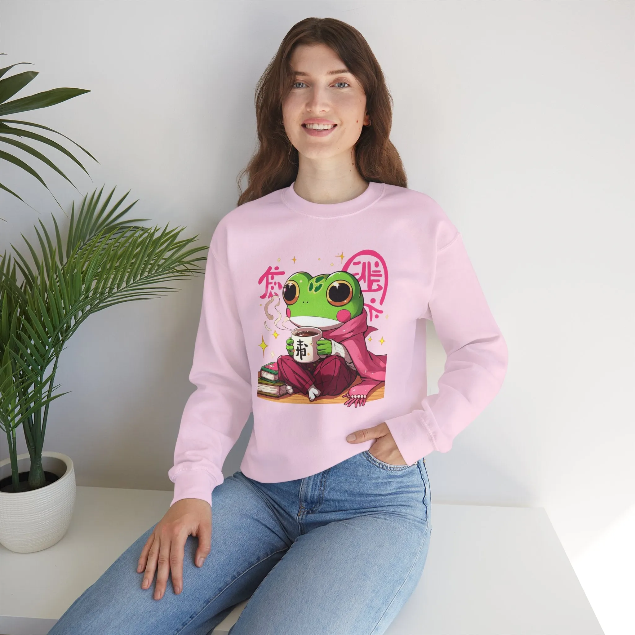 Cozy Frog-Themed Unisex Sweatshirt | Perfect for Relaxation and Gift-Giving