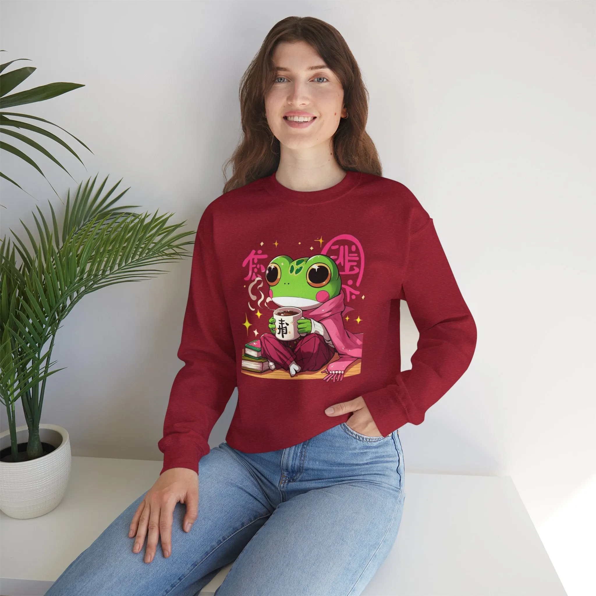 Cozy Frog-Themed Unisex Sweatshirt | Perfect for Relaxation and Gift-Giving
