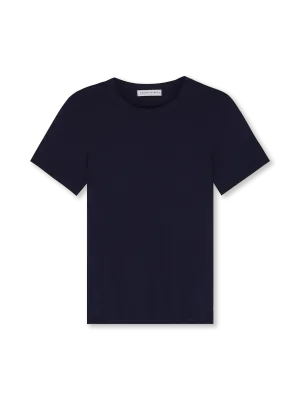 Crewneck T-shirt | navy