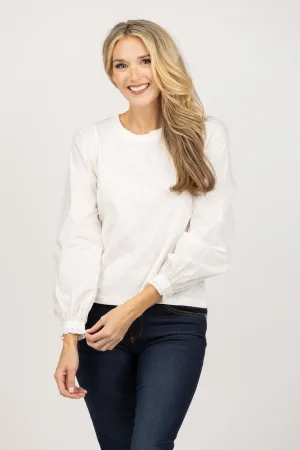 Design History Top in White
