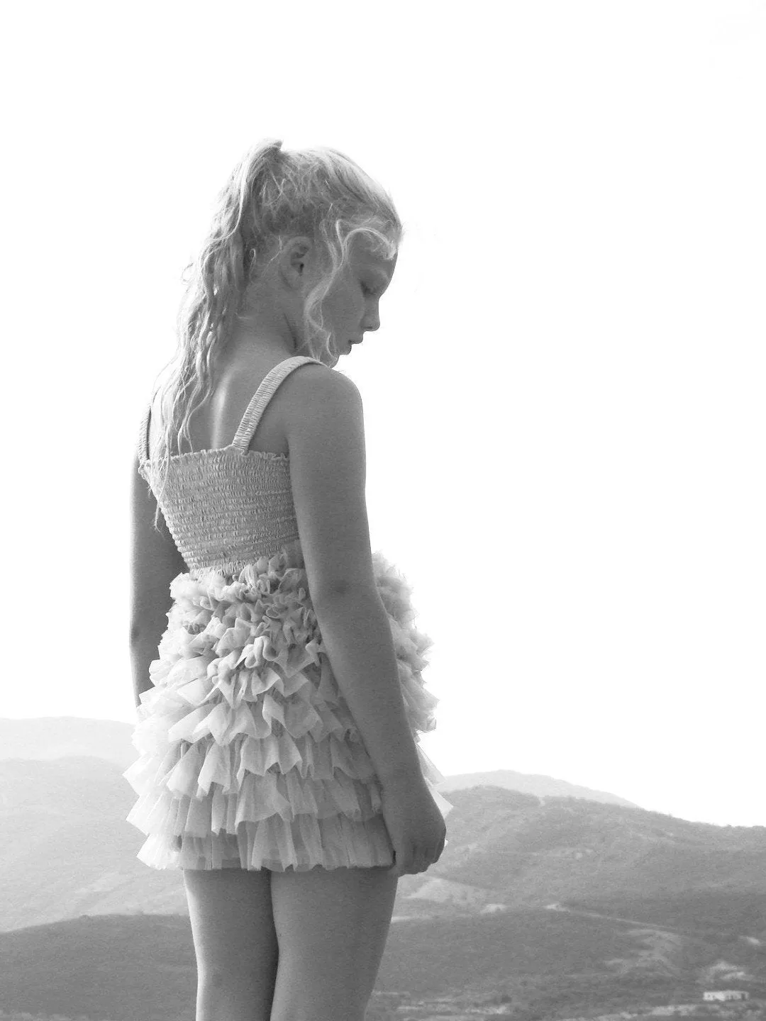 DOLLY by Le Petit Tom ® FRILLY PANTS Tutu Bloomer off-white