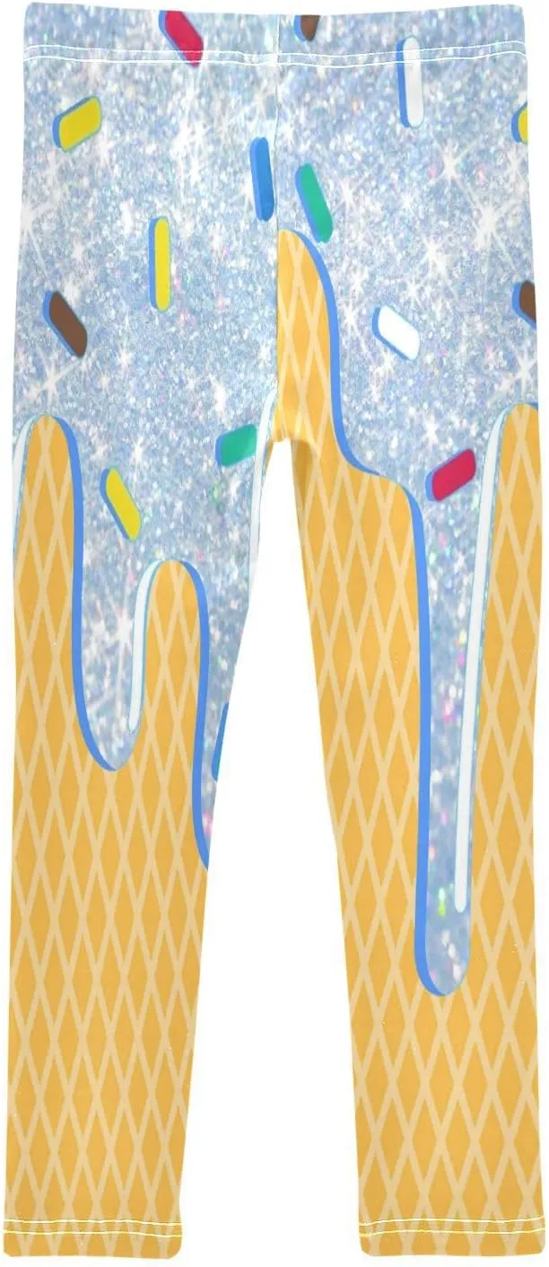 Dussdil Girl's Leggings Pant for Kids Toddler Girls Sweatpants Legging Pants Ballet Tights Trousers 4 6 8 10T