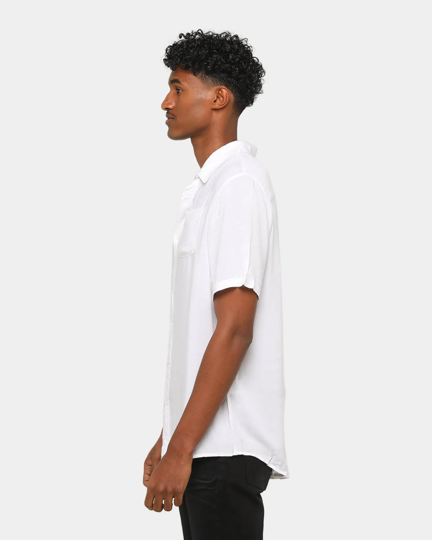 ENES Boating Button Up Shirt White