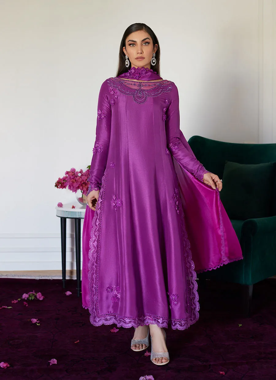 Farah Talib Aziz | Luna Eid Collection 24 | TIERRA MUTED MAGENTA