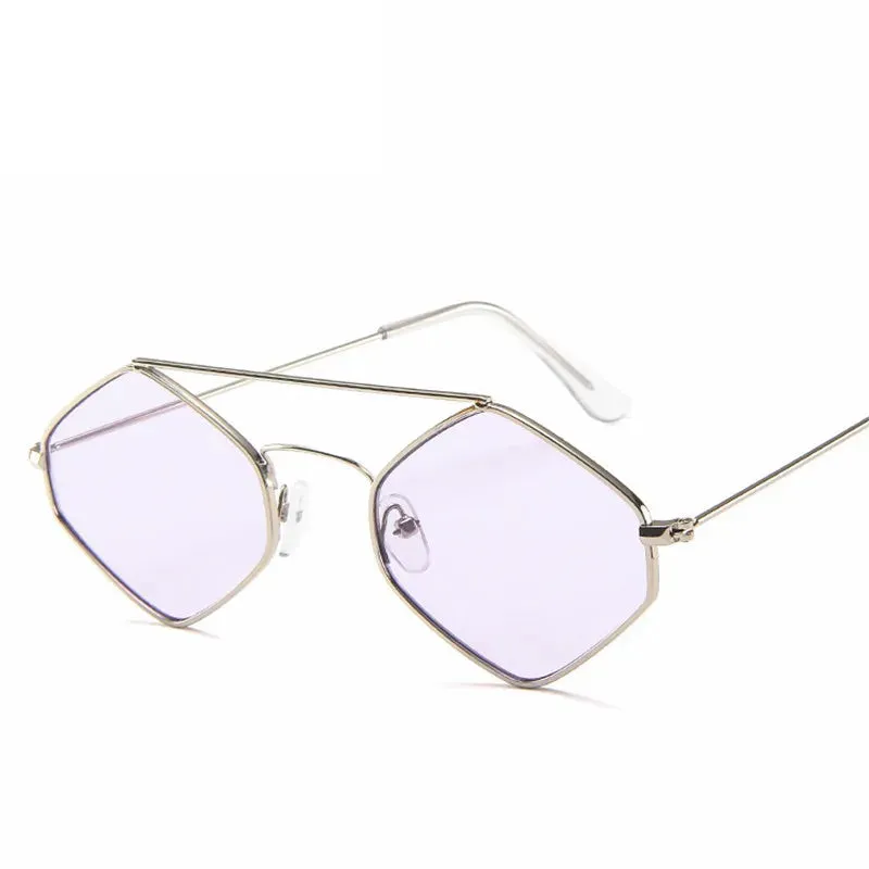 Fashion Vintage Diamond Sunglasses Women Retro Punk Eyeglasses UV400