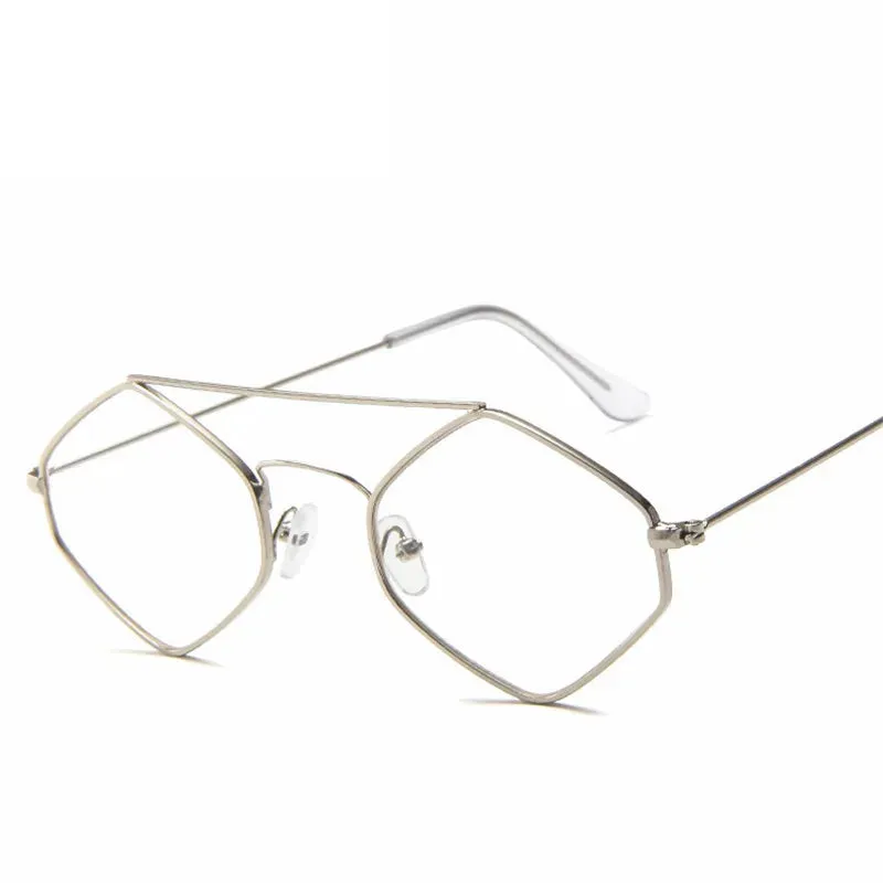 Fashion Vintage Diamond Sunglasses Women Retro Punk Eyeglasses UV400