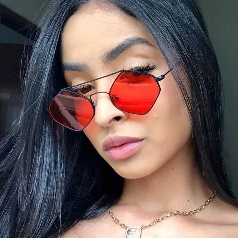 Fashion Vintage Diamond Sunglasses Women Retro Punk Eyeglasses UV400