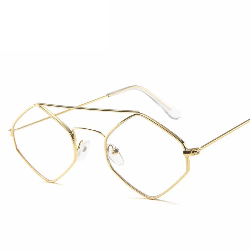 Fashion Vintage Diamond Sunglasses Women Retro Punk Eyeglasses UV400