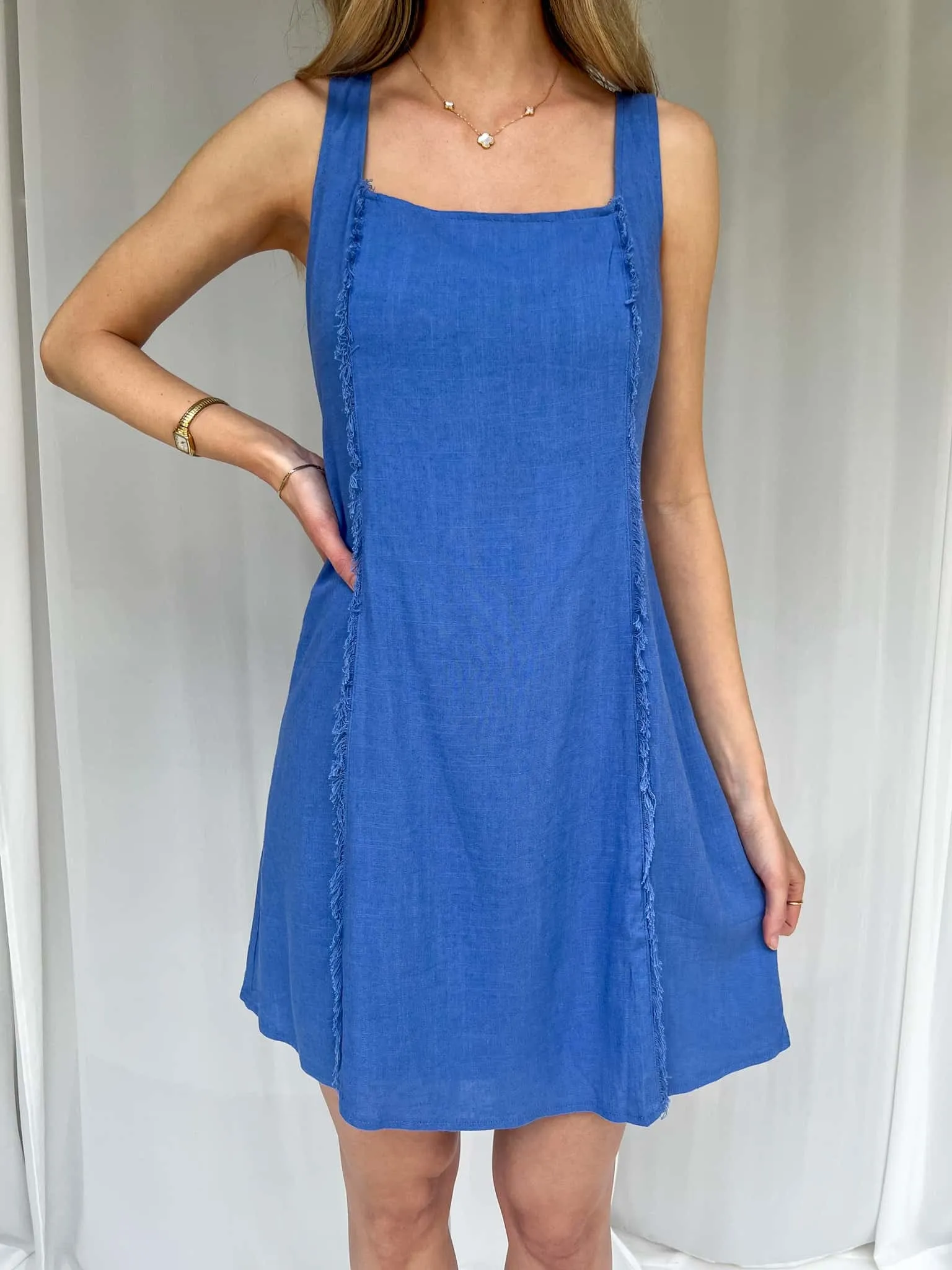 Kaylin Dress - Ocean Blue