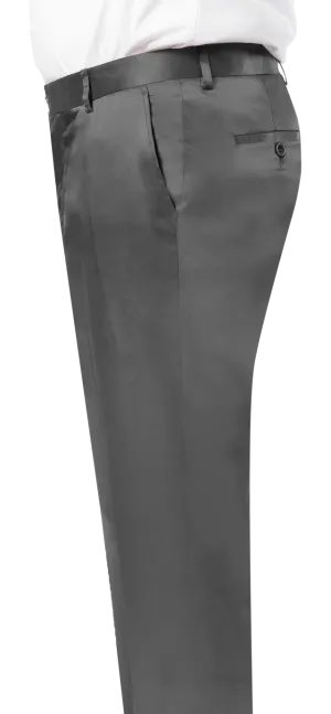 Kent & Park PS-02 Satin Slim Fit Pants Black