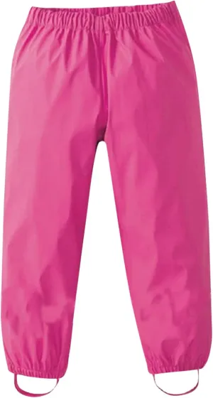 Kids aterproof Bib Rain Suspender Lightweight Windproof and Breathable Outdoor Rain Pants for Boys Girls
