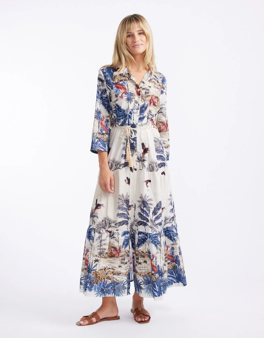 Ladies Who Lunch Dress - Red Bird