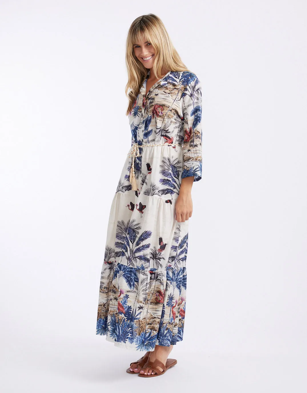 Ladies Who Lunch Dress - Red Bird
