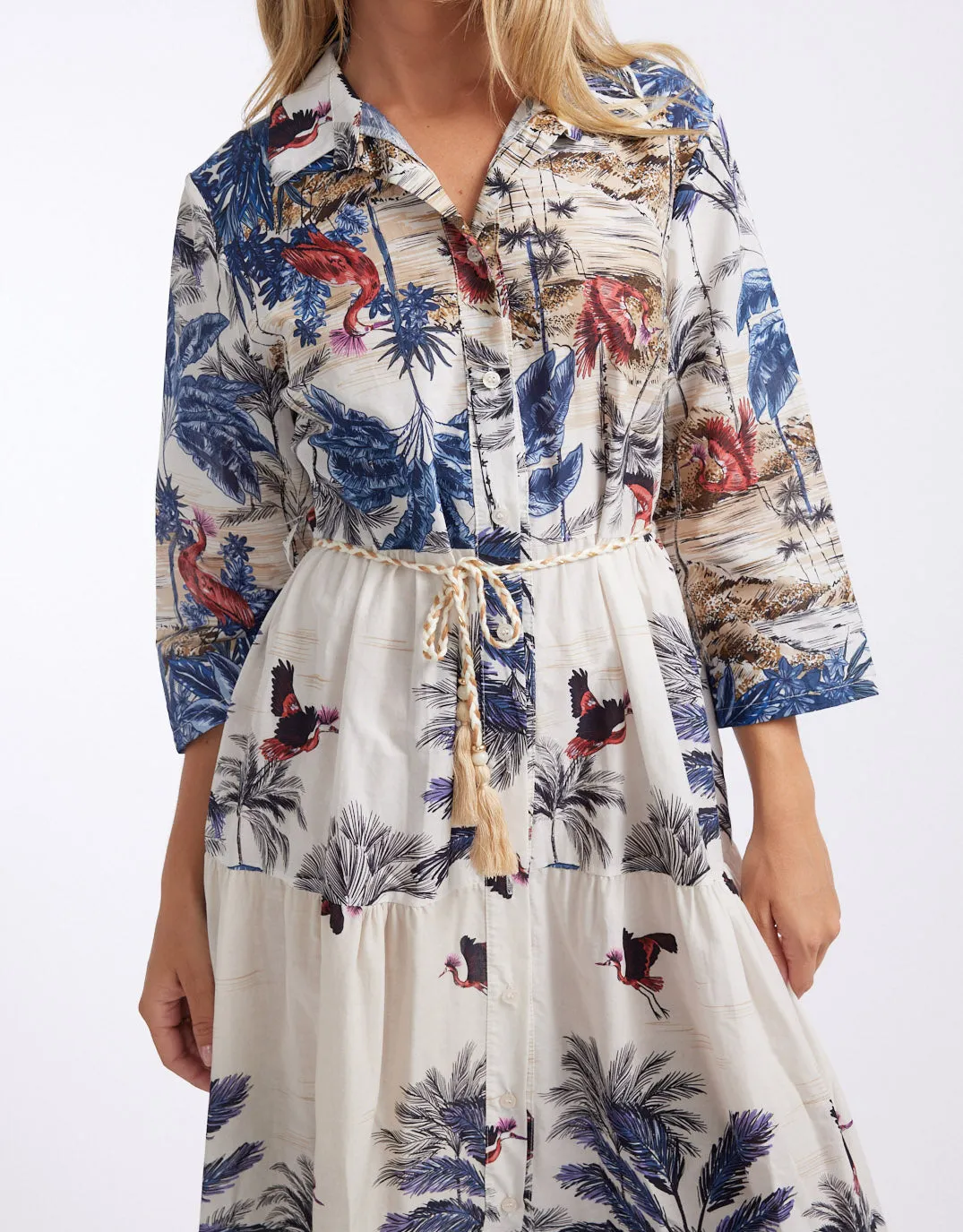 Ladies Who Lunch Dress - Red Bird