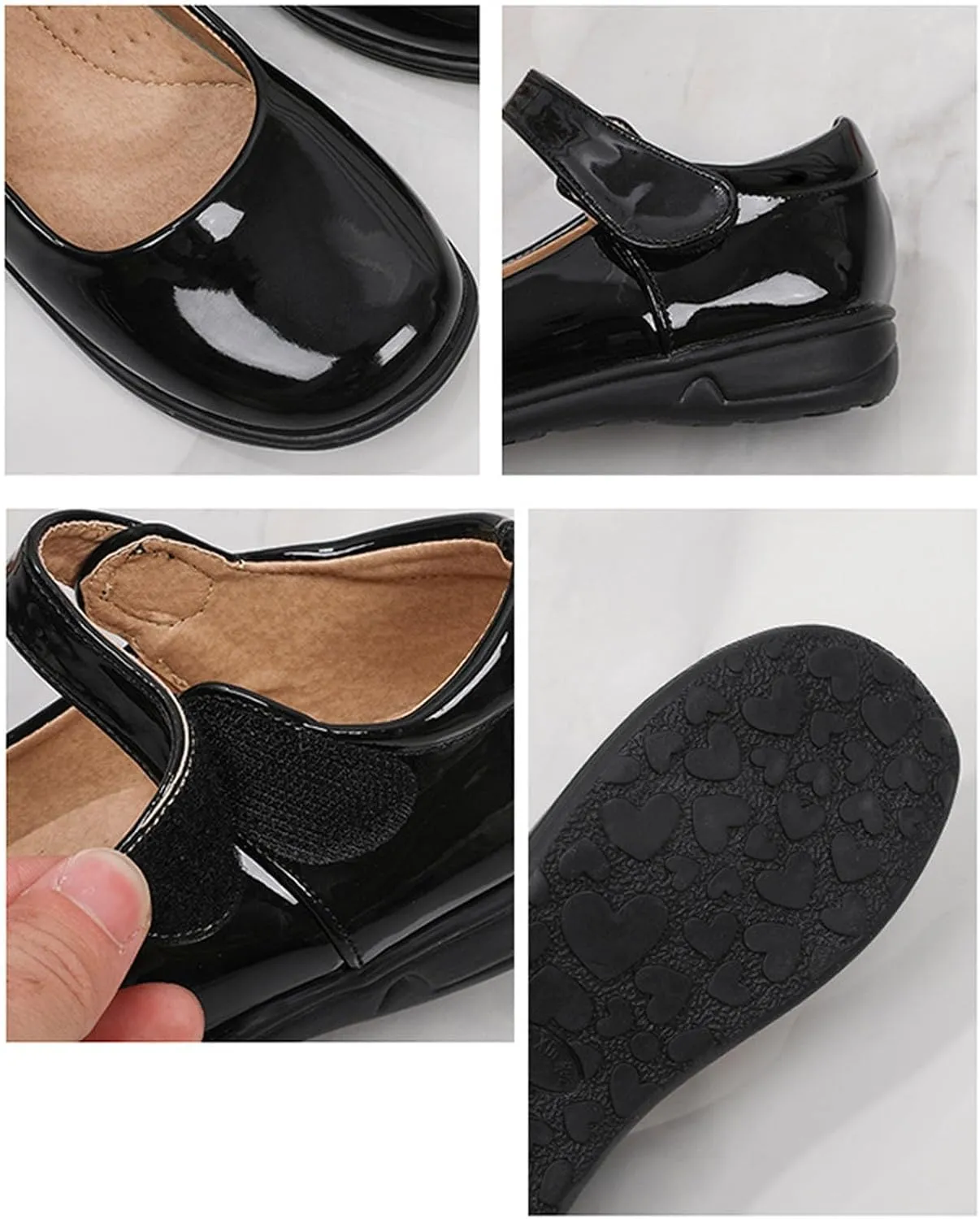Mary Jane Flat for Toddler Baby Girls Glittery Dress Princess Ballet Shoes Casual Slip on Girls Glitter Sandals