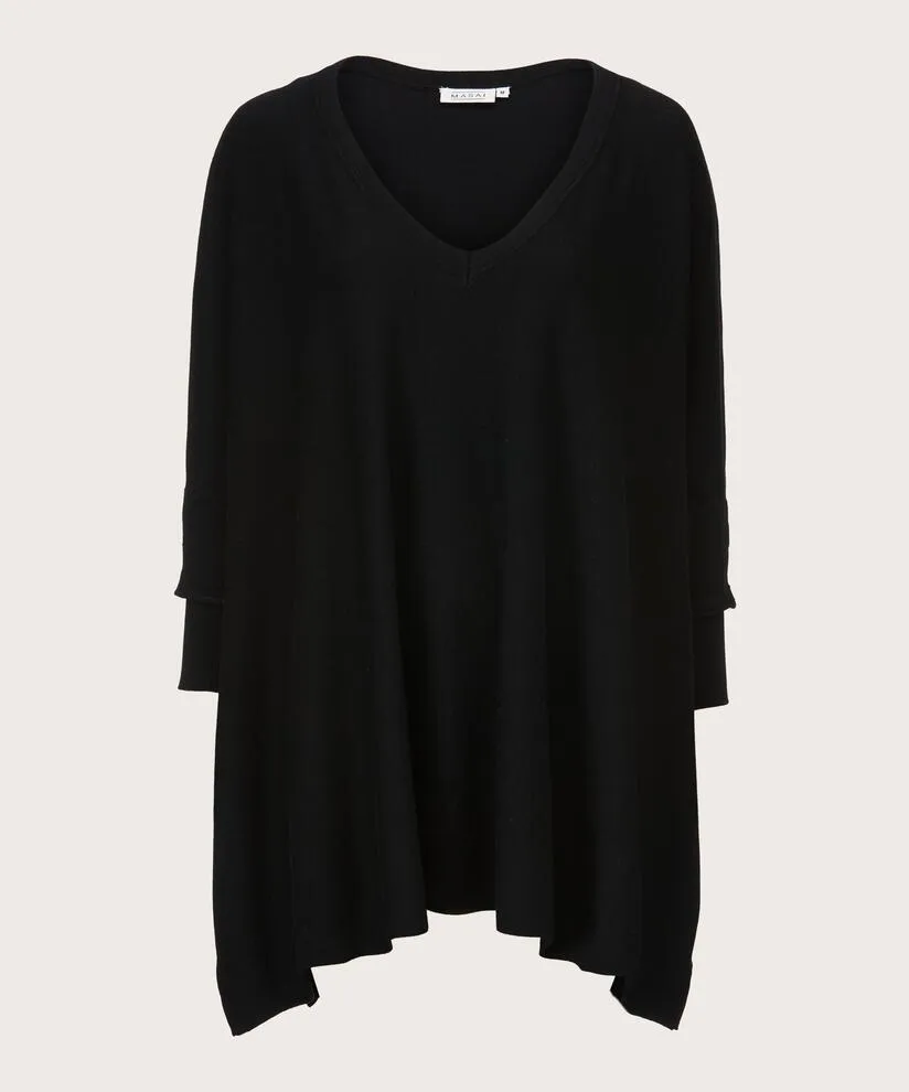 MASAI FOSNA SWEATER- BLACK