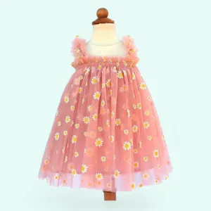 Mauve Tulle Dress | Baby Tulle Dress | Daisy Baby Tutu | Princess Outfit | Flower Girl outfit