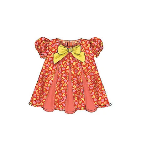 McCall's Pattern M7177 Infants' Dresses & Panties | Easy