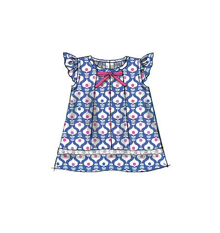McCall's Pattern M7177 Infants' Dresses & Panties | Easy