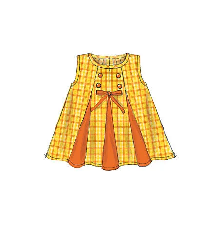 McCall's Pattern M7177 Infants' Dresses & Panties | Easy