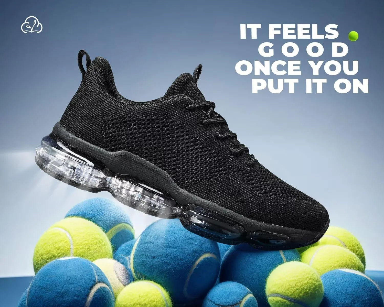 Men's Air Cushion Running Shoes Breathable Tennis Fashion Sneakers Non Slip Workout Casual Sport Gym Training Soft Sole Walking Shoes