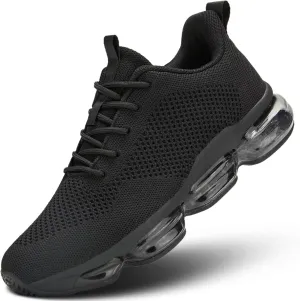 Men's Air Cushion Running Shoes Breathable Tennis Fashion Sneakers Non Slip Workout Casual Sport Gym Training Soft Sole Walking Shoes