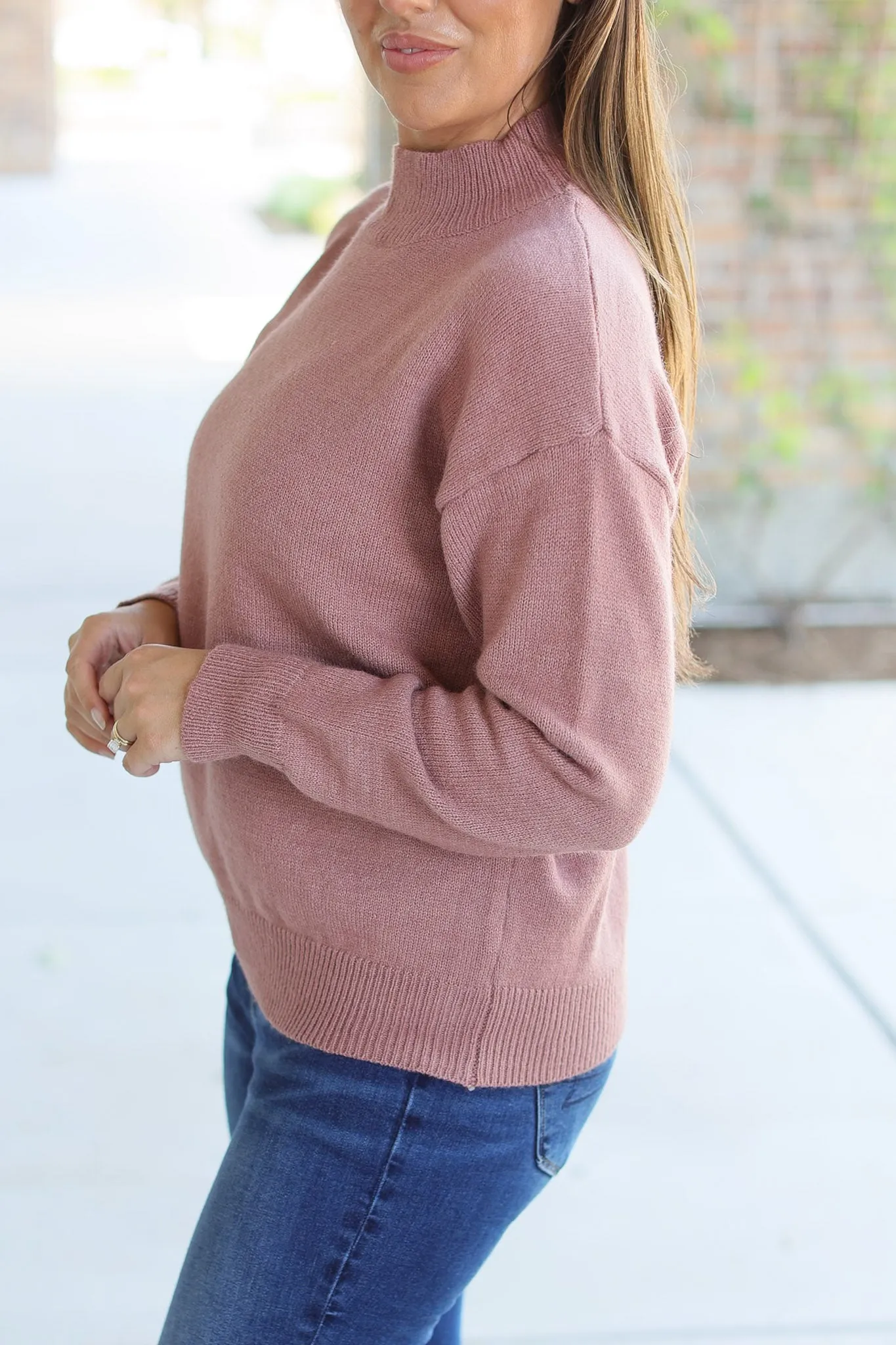 Molly Sweater - Mauve by Michelle Mae
